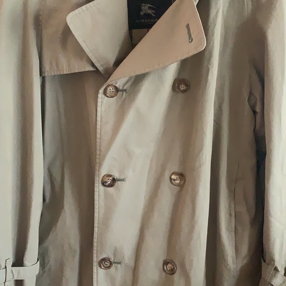 Burberry all weather trench coat size 36R vintage - Picture 2 of 11